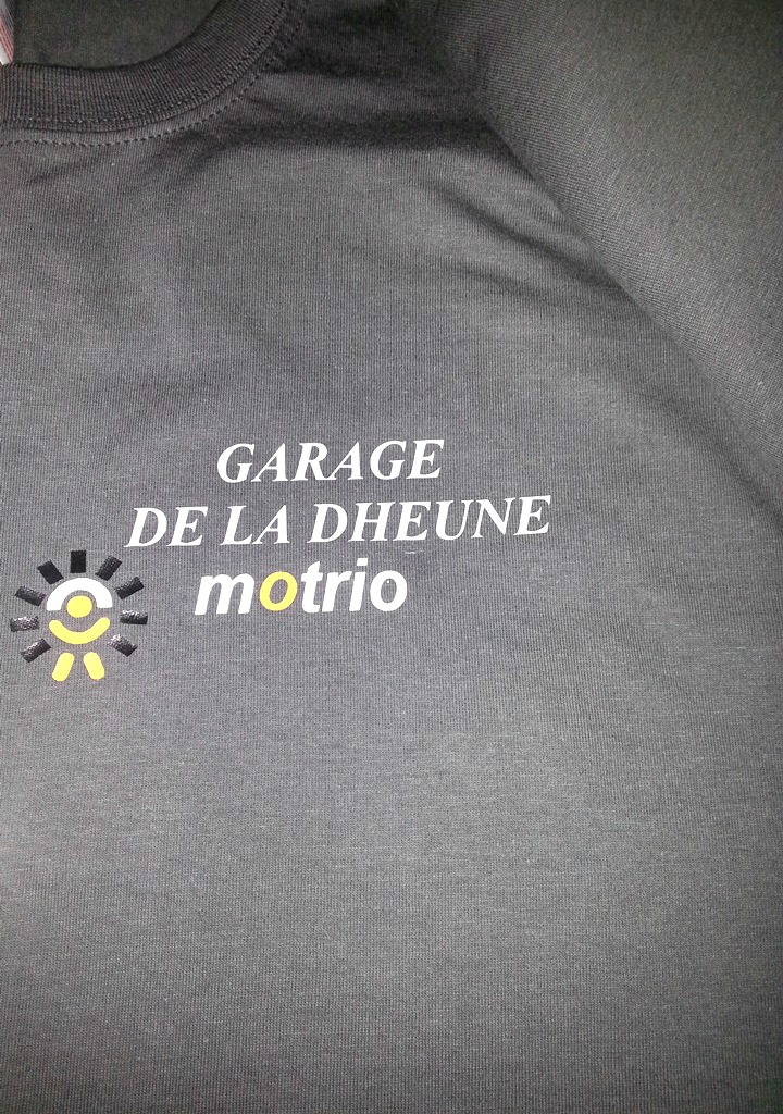 Tee-shirt personnalisé pour garage automobile