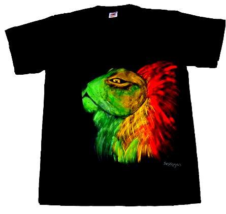 Tee-shirt personnalisé lion ratafari