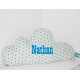 Coussin nuage " Gouttes de pluie" - coussin personnalisé