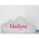 Coussin nuage " Gouttes de pluie" - coussin personnalisé