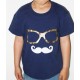 Tee-shirt personnalisé " Mister Moustache à mis ses lunettes" pour enfant
