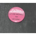 Badge personnalisé cadeau maîtresse 