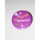 Cadeau pour maîtresse : Une adorable maîtresse badge 5 cm 