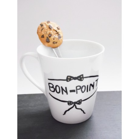 Mug cadeau maîtresse " Bon-Point " 