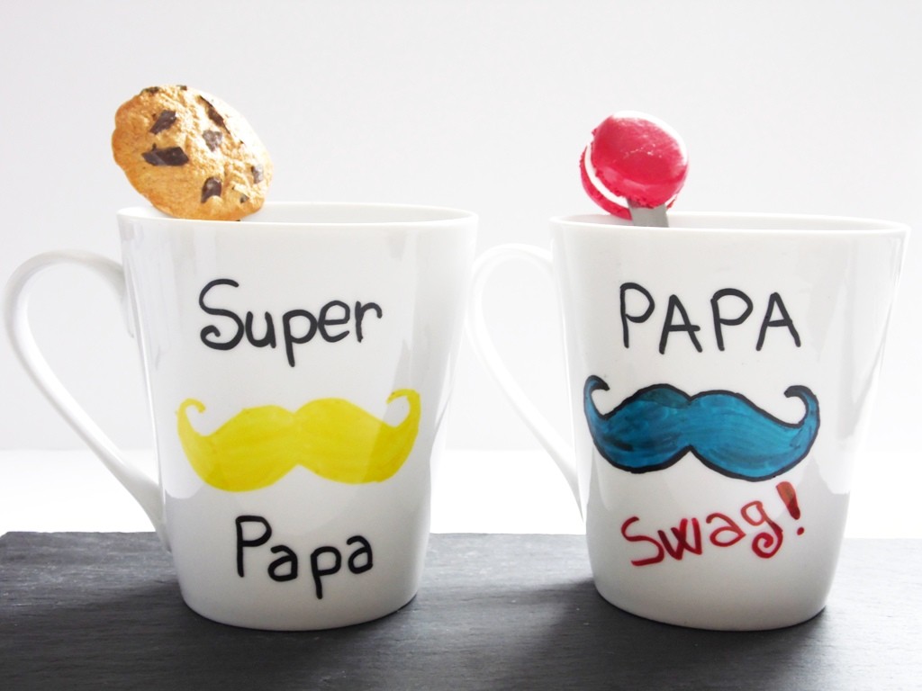 Mug Moustache A Offrir A Un Super Papa Super Papa Ou Papa Swag Nessygan