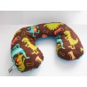 Coussin cale-tête pour enfant " Les dinos "