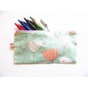 Trousse Dandelions couleurs pastels - Trousse crayons ou maquillage