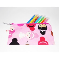 Trousse d'école pour crayons , feutres "Les ballerines"