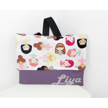 Cartable pour enfant maternelle "Demoiselles les Fées "