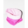 Snood enfant rose " Poussière d'étoiles "