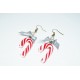 Boucles d'oreilles gourmandes sucre d'orge 