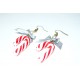 Boucles d'oreilles gourmandes sucre d'orge 