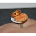 Bague galette des rois et sa couronne