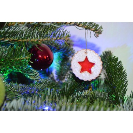 Biscuits de Noël Alsaciens x5 décorations pour sapin