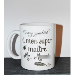 Mug " Ce mug à appartient à ..." à personnaliser