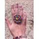 Bague gourmande sucette multicolore