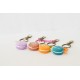 Porte-clés macaron gourmand personnalisé