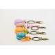 Porte-clés macaron gourmand personnalisé