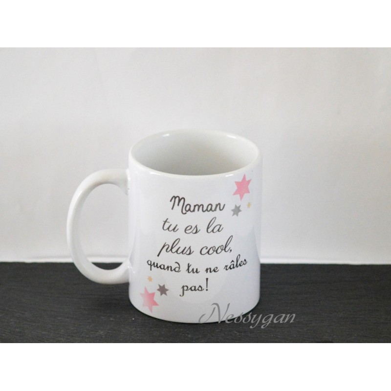 Mug tête de mort personnalisé avec prénom - Nessygan