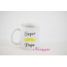 Mug moustache "Super Papa "