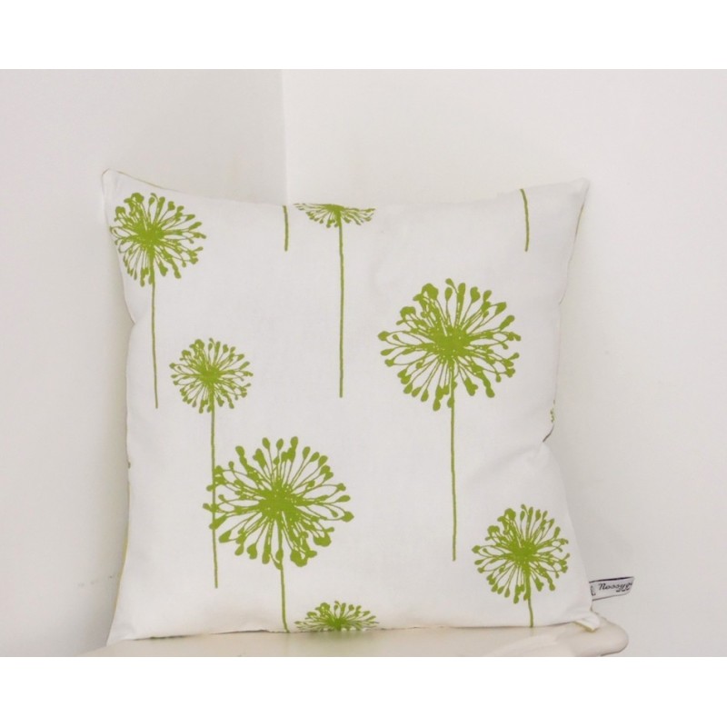 coussin deco vert