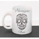 Mug tête de mort personnalisé avec prénom