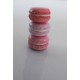 Marque-place macaron trio de roses