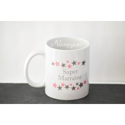 Mug personnalisé "Super marraine "