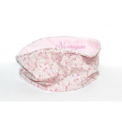 Snood simple pour femme en Liberty Eloïse rose