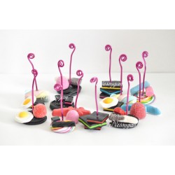 Marque-place bonbons pour un mariage, baptême, communion, anniversaire