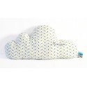 Coussin nuage " Gouttes de pluie" - coussin personnalisé