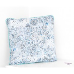 Coussin Liberty adelajda étoiles bleues