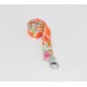 Tour de cou Liberty Liberty Betsy orange porte-clef, badge