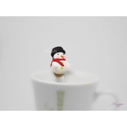 Petite cuillère bonhomme de neige