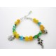 Bracelet perles aux couleurs du brésil 