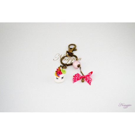 Porte-clef licorne