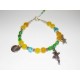 Bracelet perles aux couleurs du brésil 