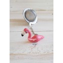 Boule à thé personnalisée avec un flamant rose