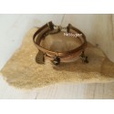 Bracelet suédine or pour femme