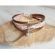 Bracelet cuir or & Liberty Eve