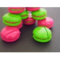 Marque-place couleurs aux choix macaron pour un mariage, baptême, communion