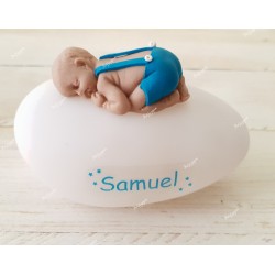 Veilleuse personnalisée led pour bébé métisse