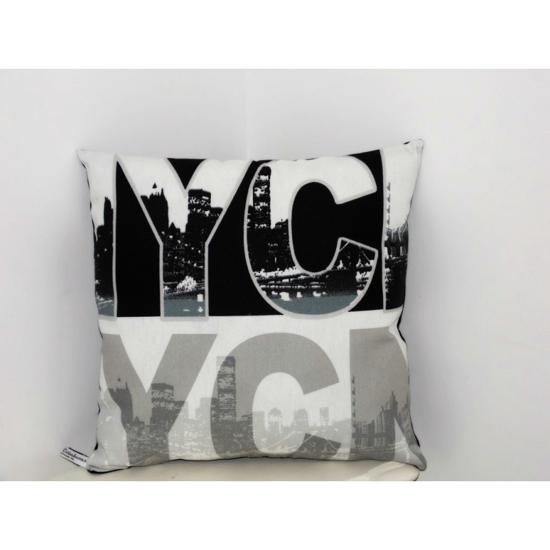 coussin deco new york