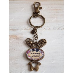 Porte-Clef " Je t'aime maman !"