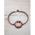 Bracelet cabochon " Je t'aime maman ! "