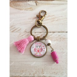 Porte-clef Super atsem trop chouette