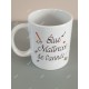 Mug personnalisé " élue maîtresse de l'année !"