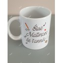 Mug personnalisé " élue maîtresse de l'année !"