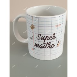 Mug personnalisé Super maître