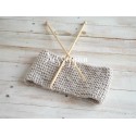 Snood beige pour enfant